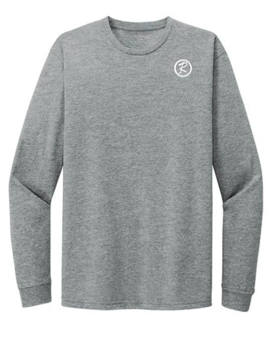 Fore the USA (Long Sleeve Tee)-Heathery Grey-L