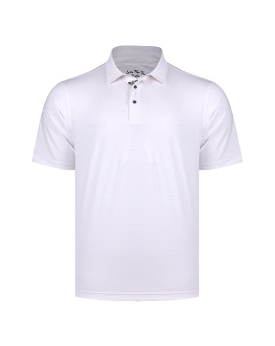 TOUR WHITE Cool Stroke Polo Shirt-Snow-XL